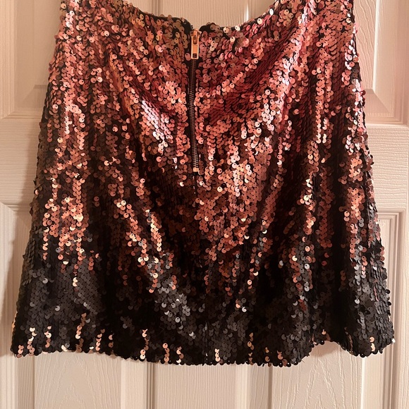 NWT MINKPINK Moon Dust Sequin Mini - Picture 2 of 6